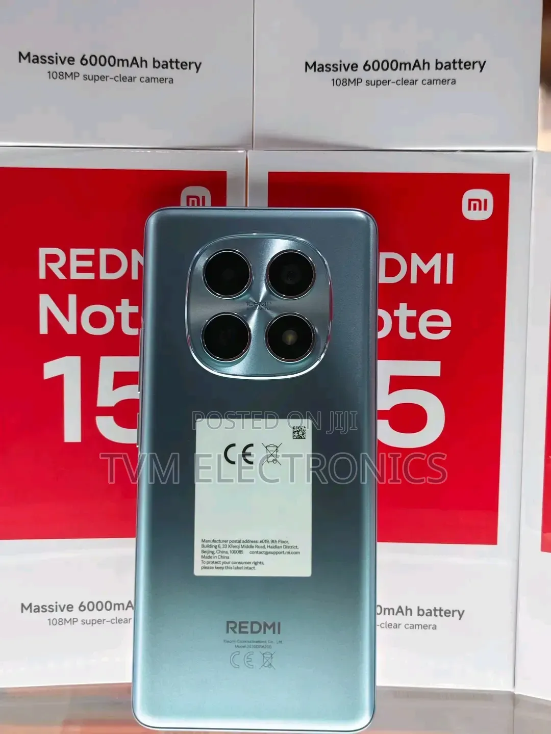 New Xiaomi Redmi Note 15 128 GB Black