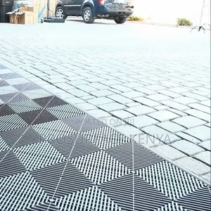 Premium PVC Garage Tiles – 40×40cm Non Slip Flooring