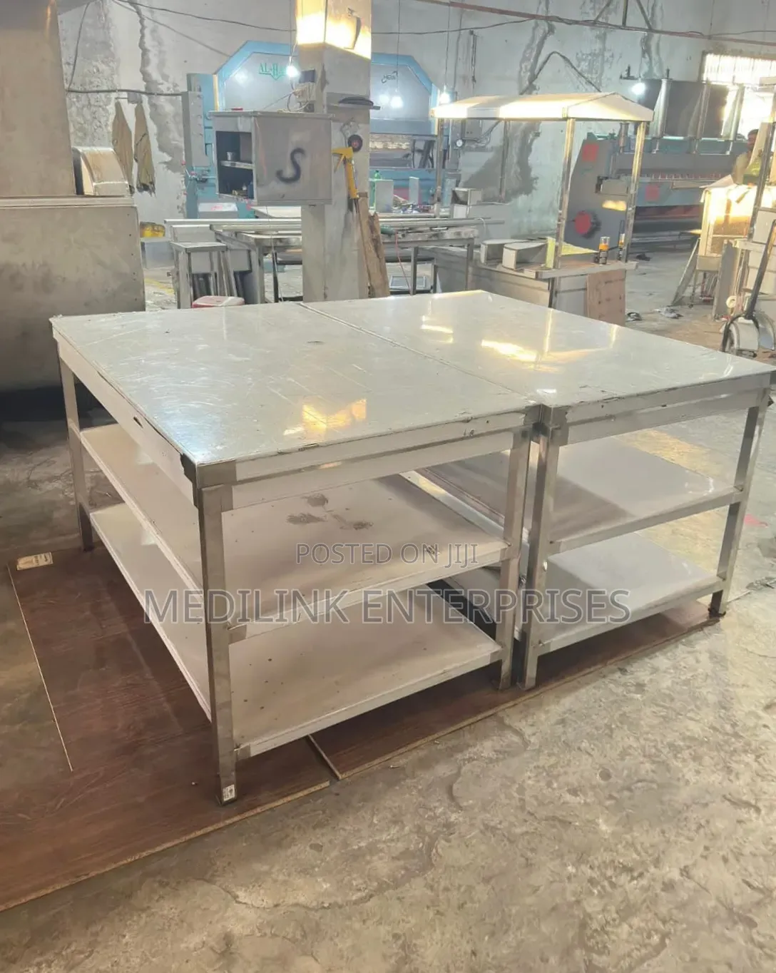 Heavy Duty Stainless Full Length 3*7ft Stainless Prep Table