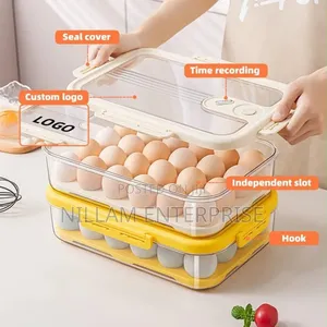 24 PCS Egg Storage Box,