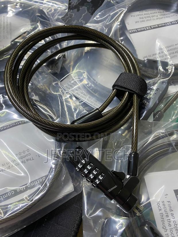 Black Notebook Laptop Combination Lock for Nano Security Slots - main view