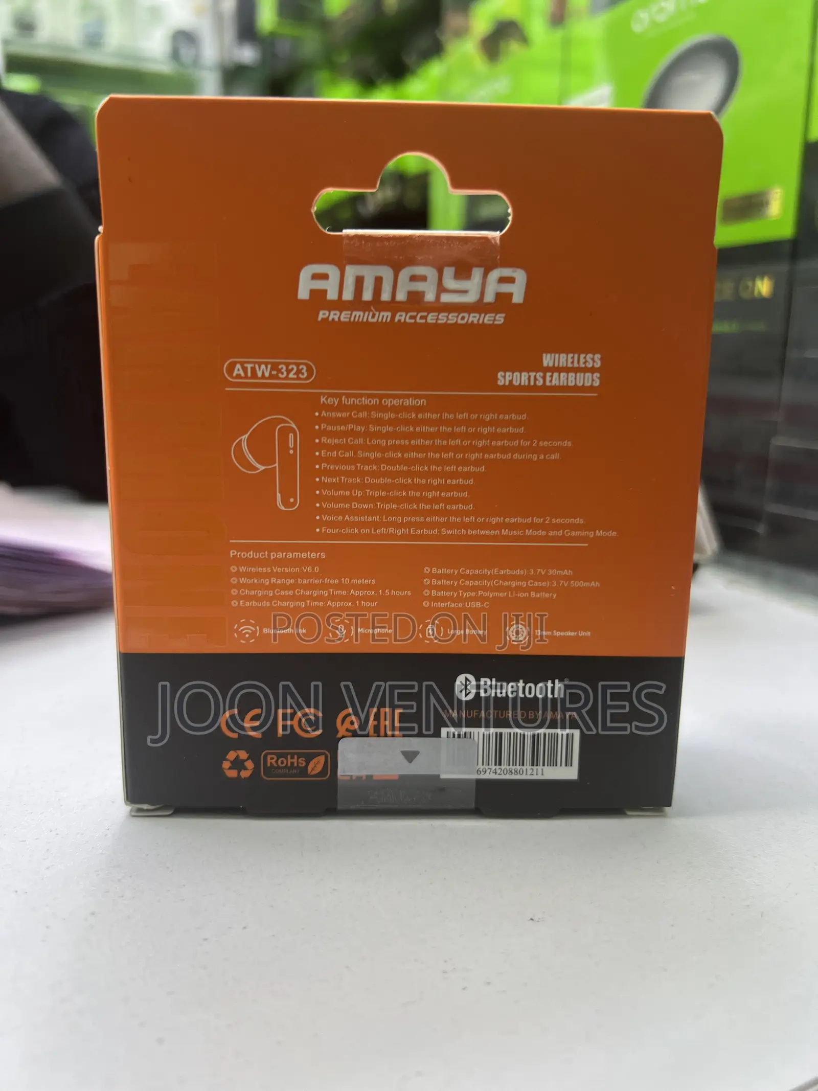 Amaya FreeBuds Pro ATW-323 Noise Canceling Wireless Earbuds