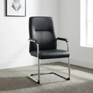Office Chair; Ergonomic Leather Guest Chair