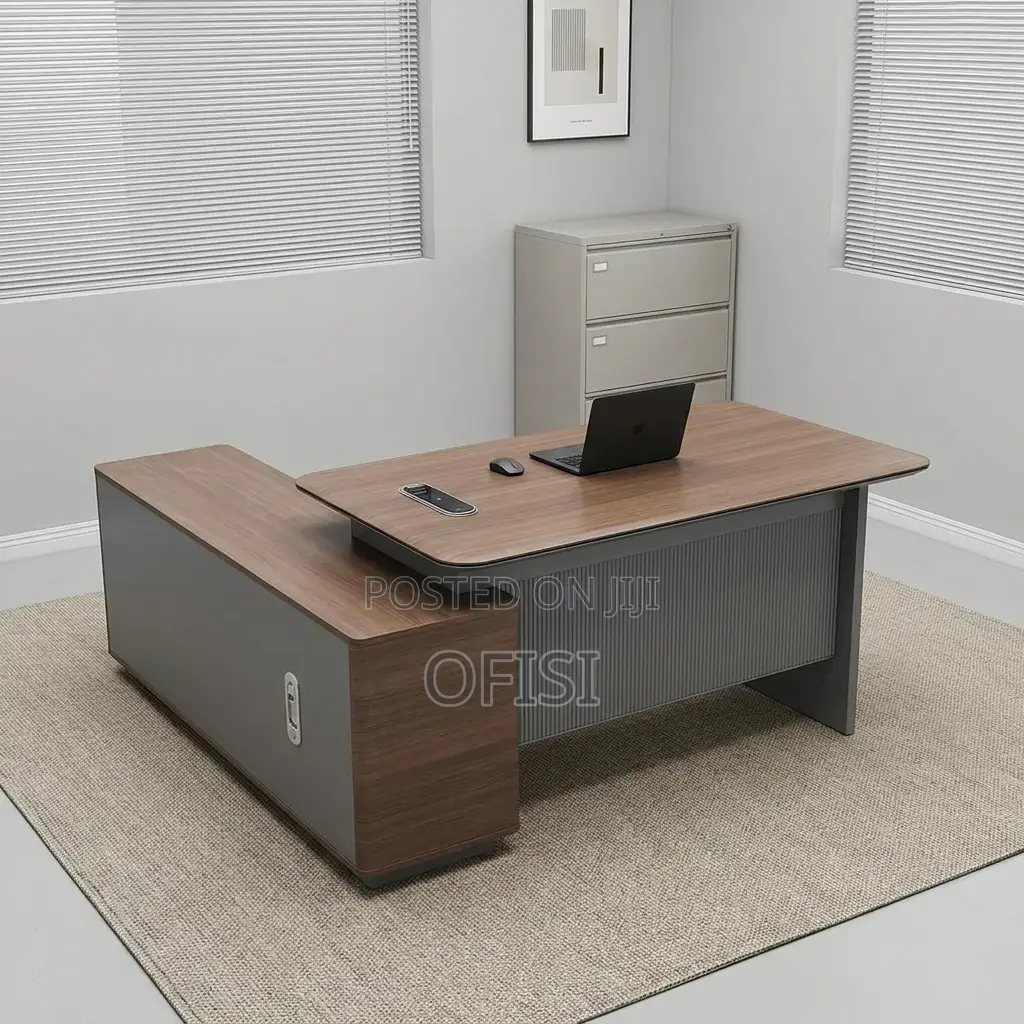 Office Desk; 1600mm Executive L-Shape Desk