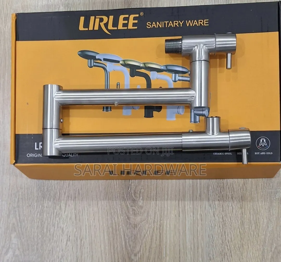 Pot Filler Kitchen Tap Silver