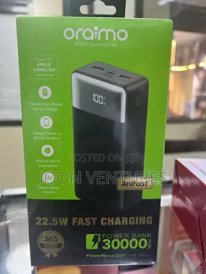 Oraimo PowerNova Q11 30,000mah Portable Powerbank