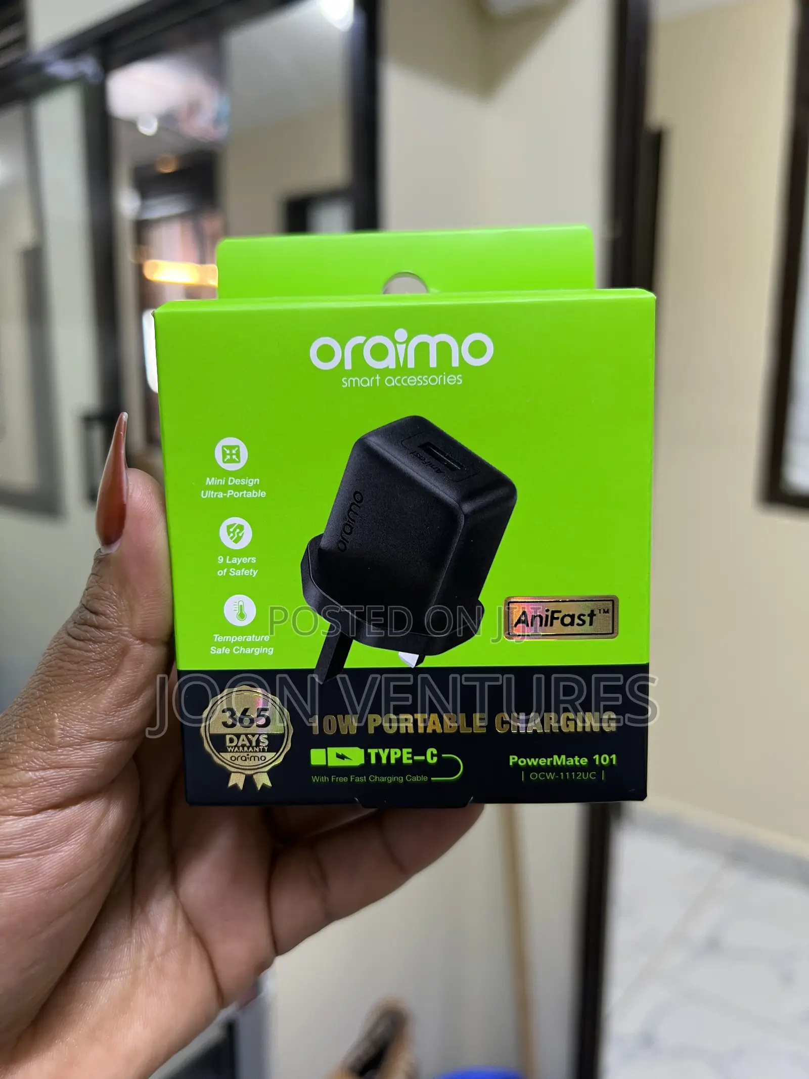 Oraimo PowerMate 101 10w Type-C Charger