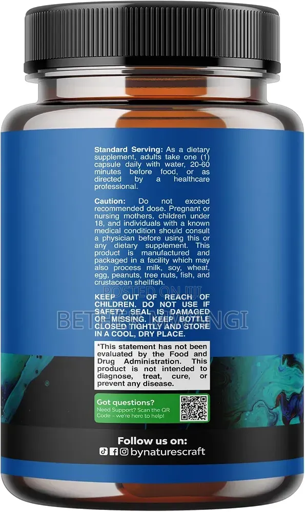 Nature's Craft Reduced Glutathione Supplement With Milk Thistle