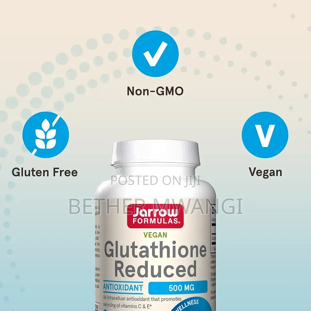 Jarrow Glutathione Reduced 500mg, Intracellular Antioxidant in Kenya