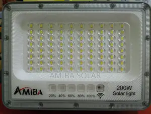 High Illumination 200 Watts Solar Floodlight With Optical Lens.