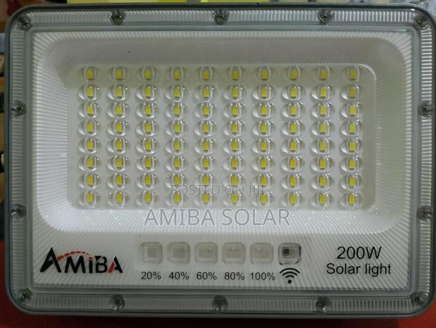High Illumination 200 Watts Solar Floodlight With Optical Lens. - main view