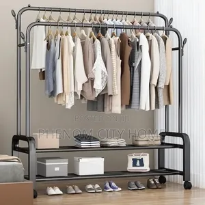 Commercial/Residential Double Garment Rack