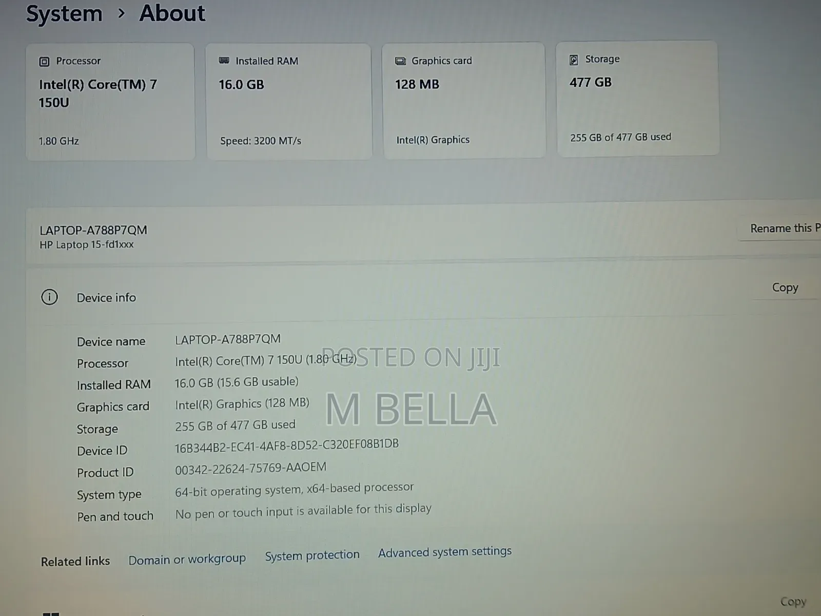 Laptop HP 15 16GB Intel Core i7 SSD 512GB