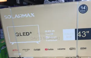 Solarmax 43 Inches Smart Android Digital TV Bluetooth Qled Enabled