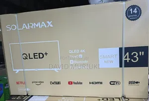 Solarmax 43 Inches Smart Android Digital TV Bluetooth Qled Enabled