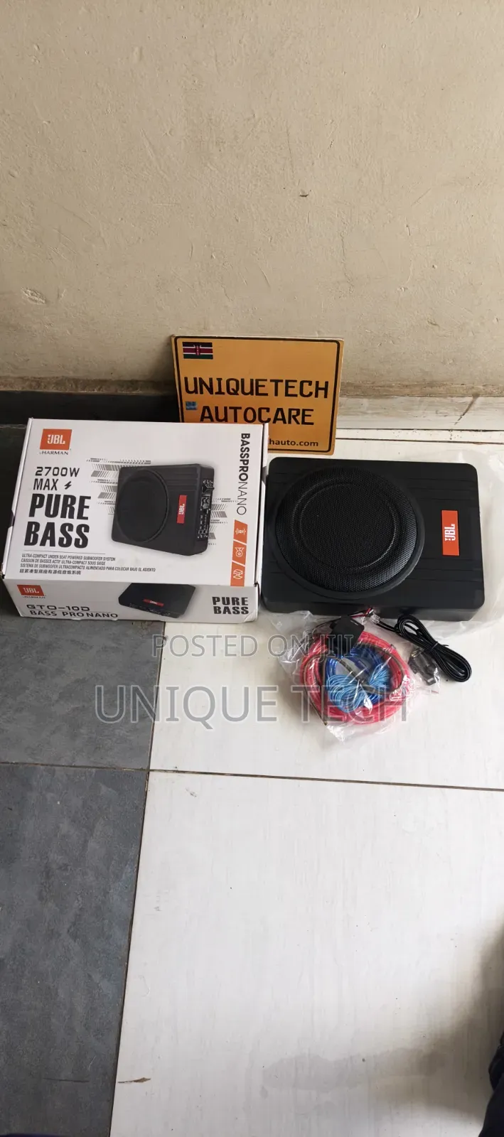 JBL 2700W Underseat Subwoofer