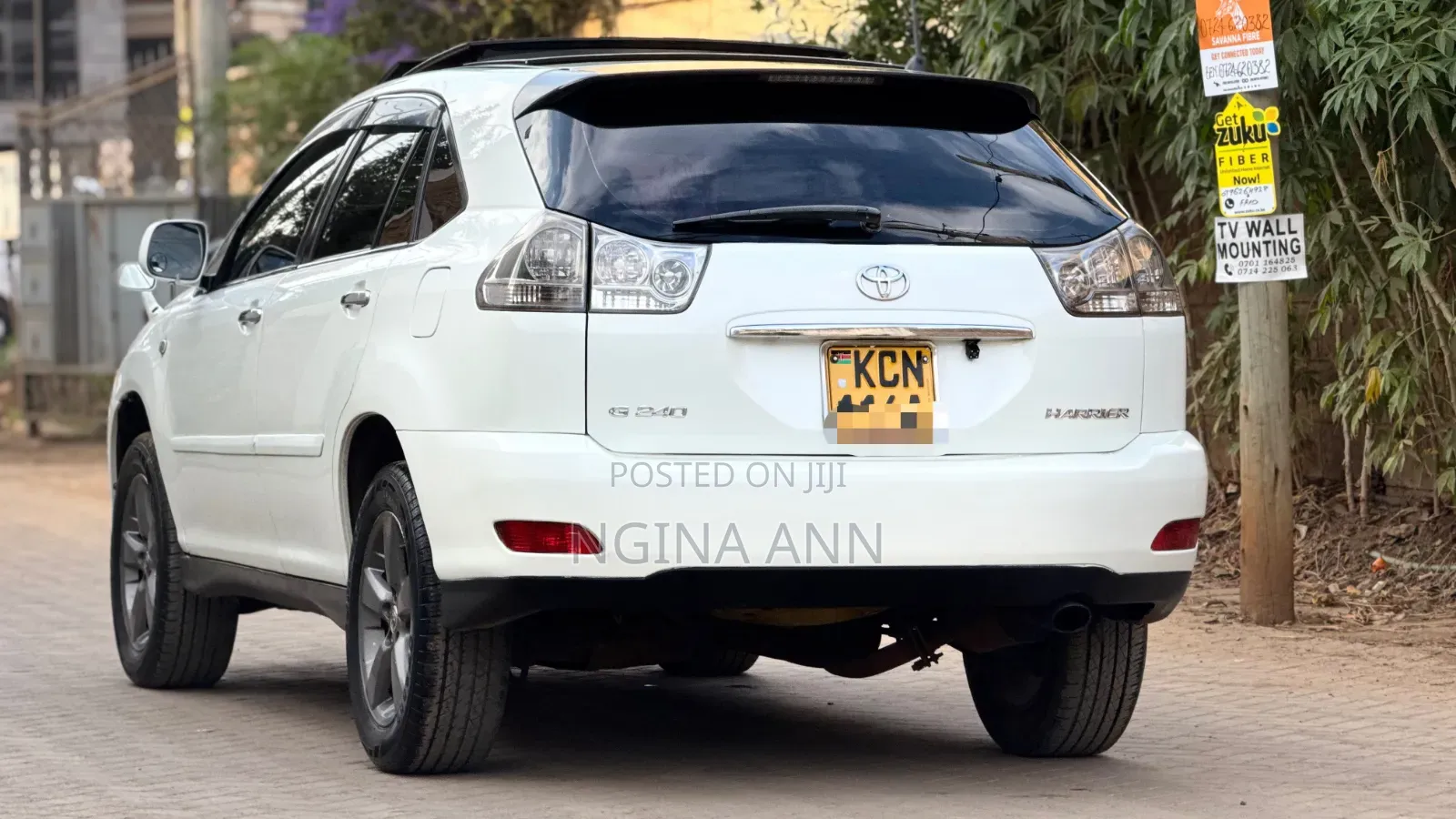 Toyota Harrier 2012 White