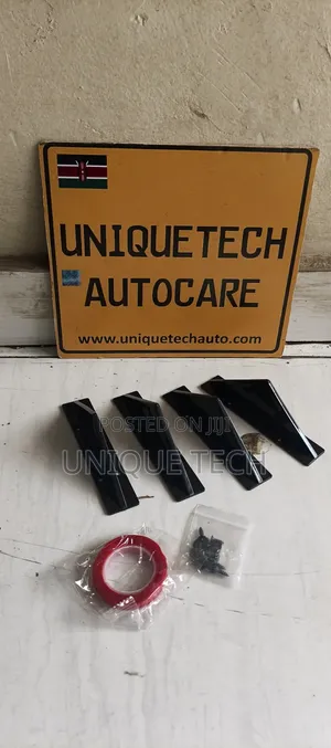4PCS Rear Diffuser Fins Universal Rear Bumper Fins