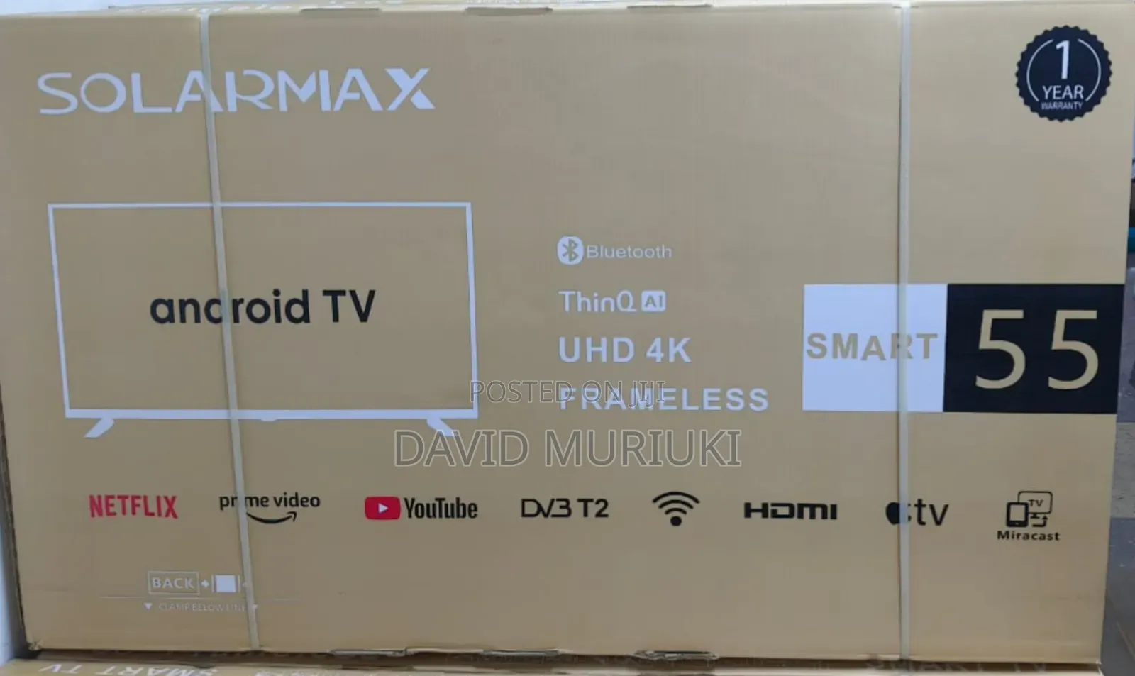 50 Inches Solarmax Smart Android TV