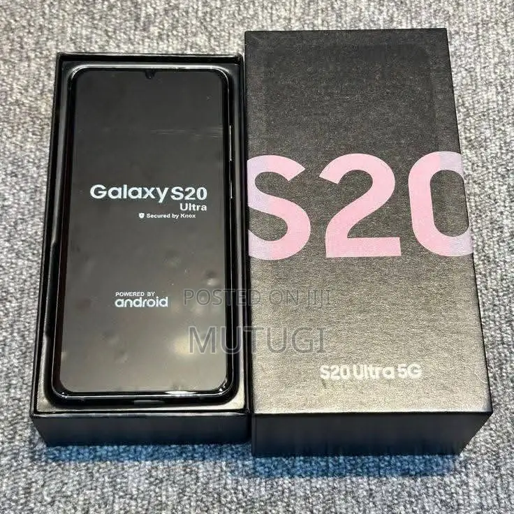 New Samsung Galaxy S20 128 GB Black