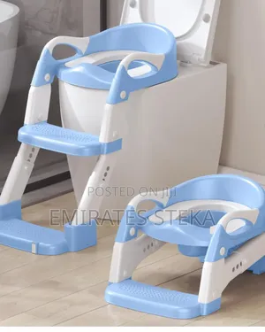 Kids Foldable Toilet Training Seat With Ladder