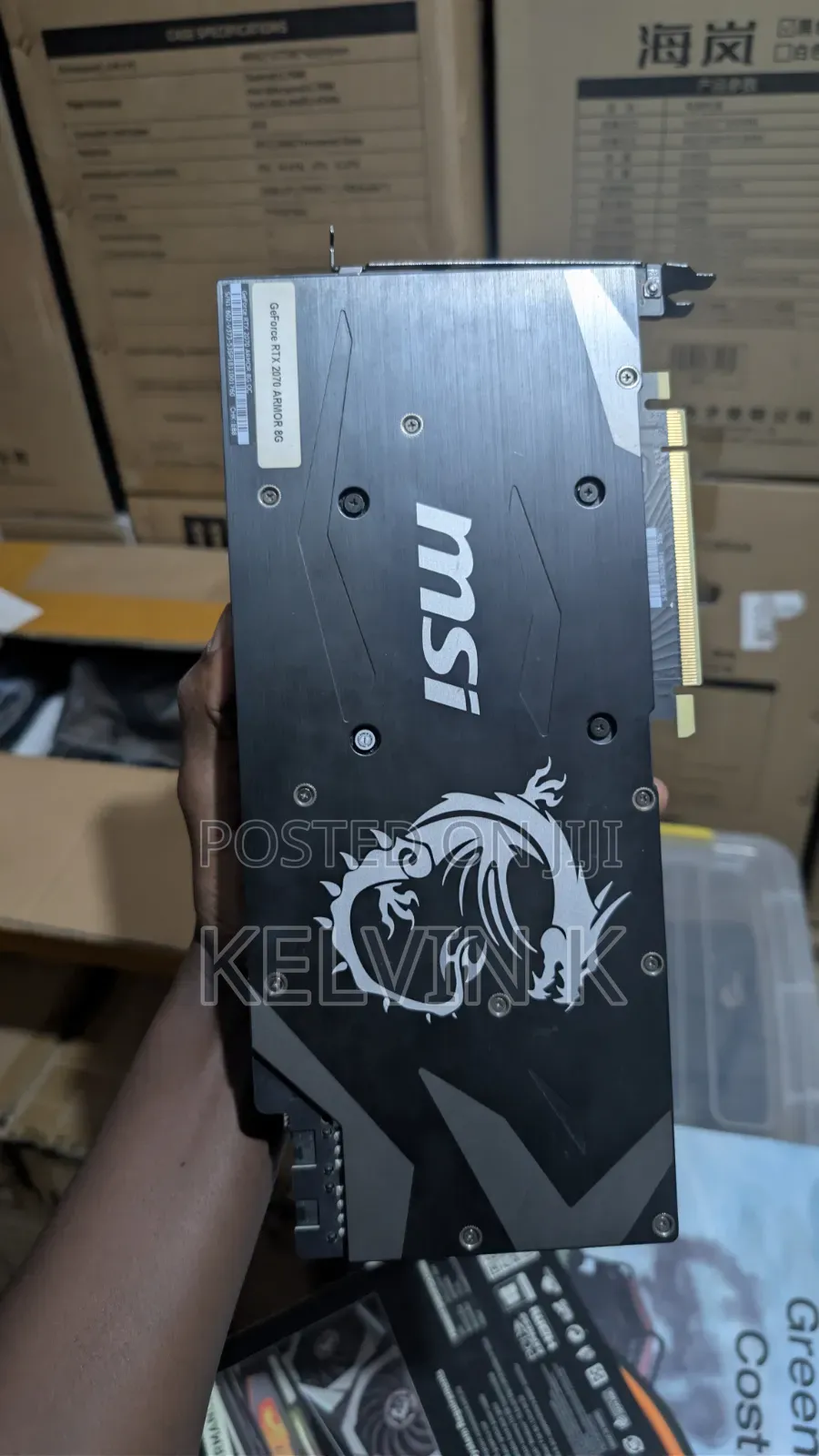 Nvidia RTX 2070 Armour 8gb Gaming Graphics Card Gpu