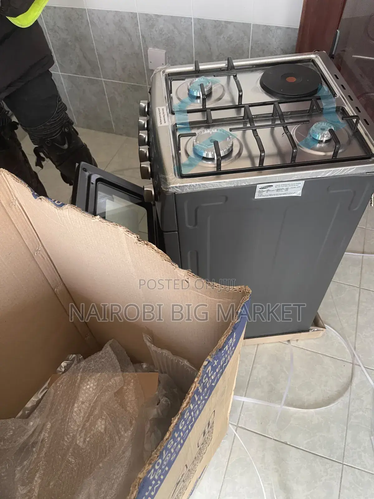 Electric Oven Ecomax 50 by 55 Gas Cooker With Free Gifts