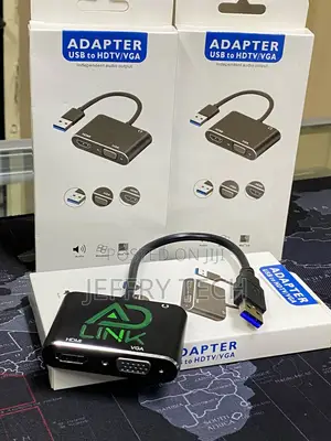 USB 3.0 to HDMI VGA Adapter Dual Display Converter