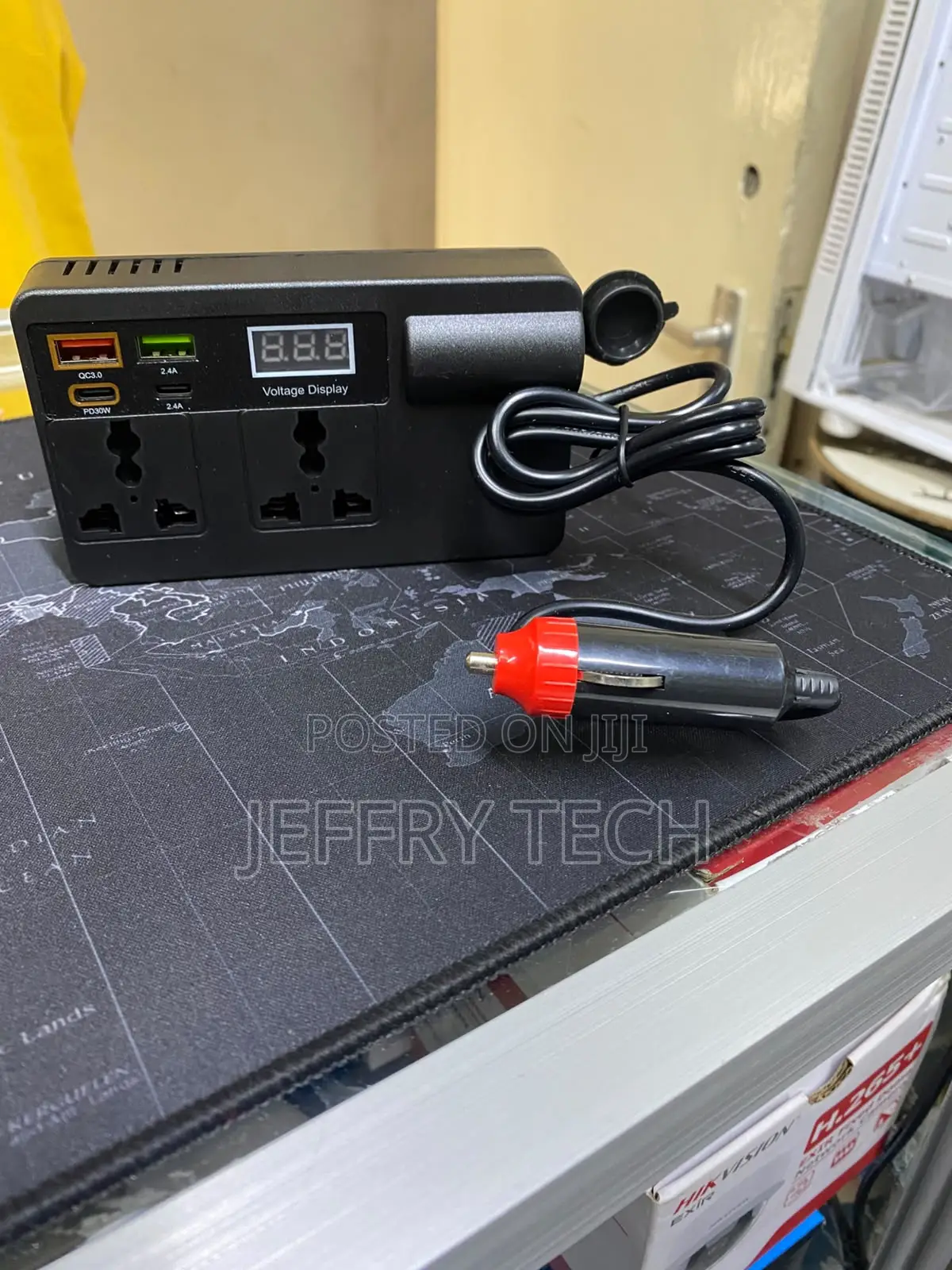 Car 200w Power Inverter Dc 12v 24v to AC 110v 240v Converter 2 USB