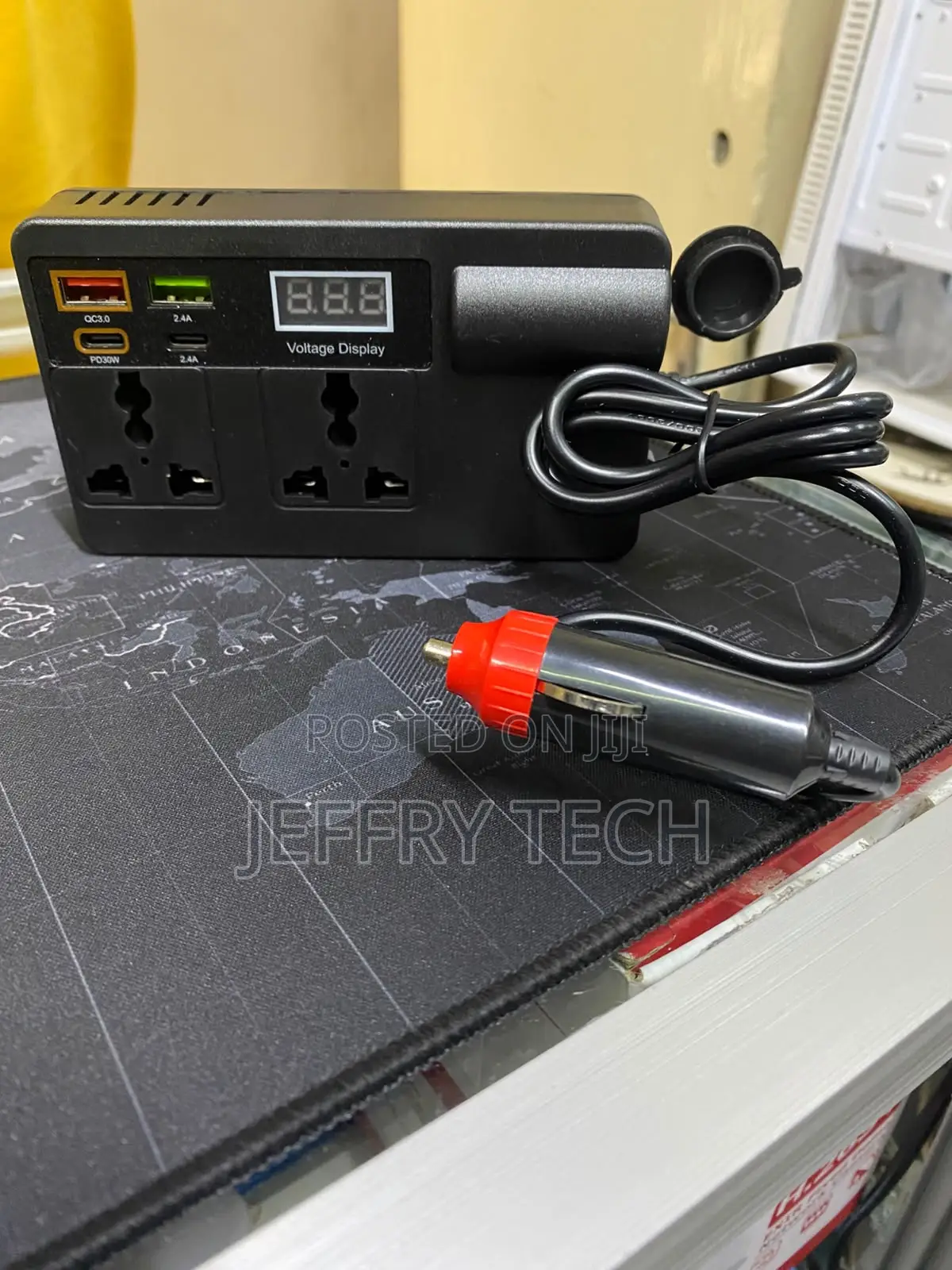 Car 200w Power Inverter Dc 12v 24v to AC 110v 240v Converter 2 USB