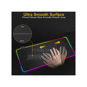 RGB Led Computer Keyboard Game Mouse Pads 800x300x3mm