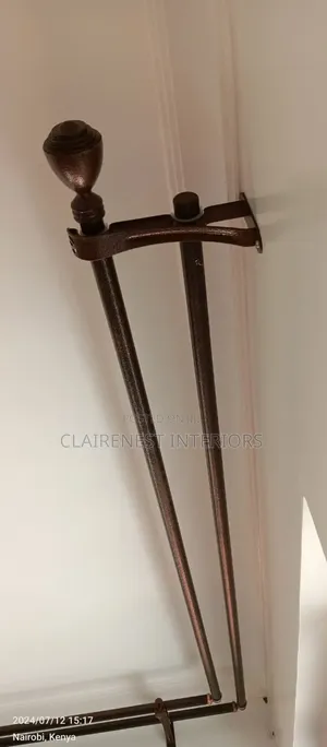 Rust-Resistant, Double Powder Coated Curtain Rods