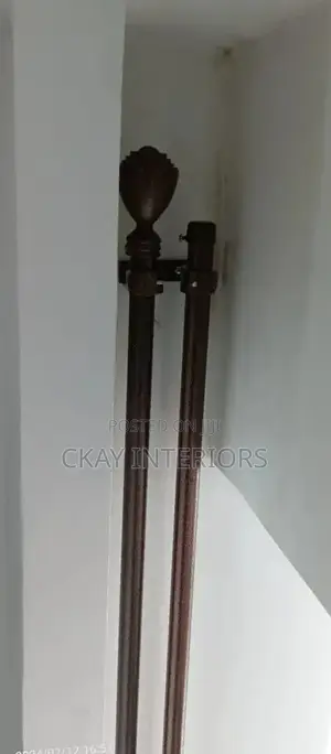 Rust-Resistant, Double Powder Coated Curtain Rods