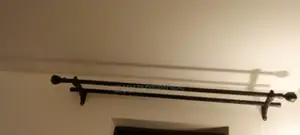 Designed to Resist Rust and Wear, Powder Coated Curtain Rods