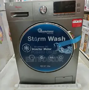 Ramtons RW/219 10KG Front Load Washer 7KG Dryer – 1400 RPM Fully