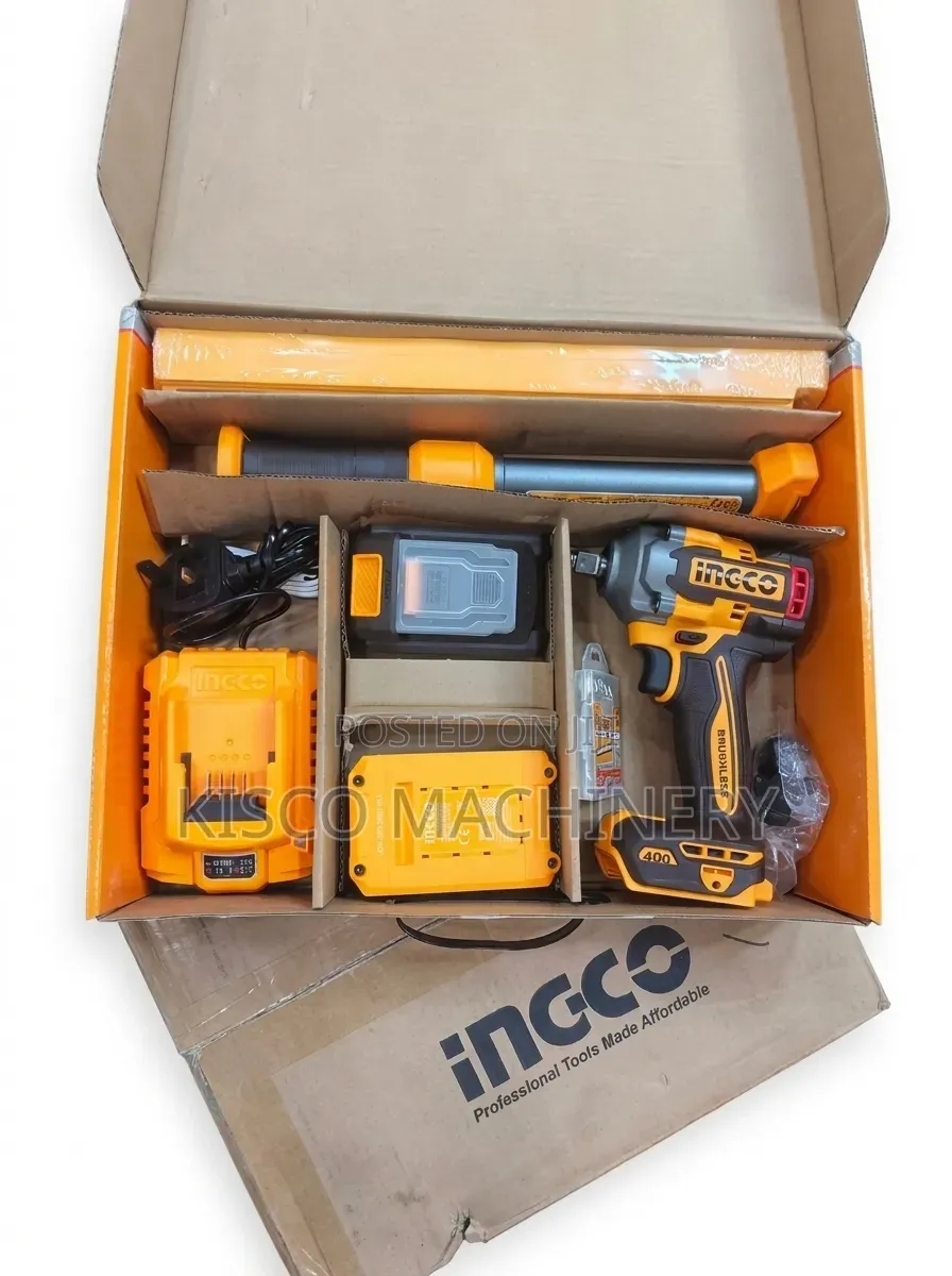 )Ingco 2in1 Brushless Impact Wrench/Impact Wrench