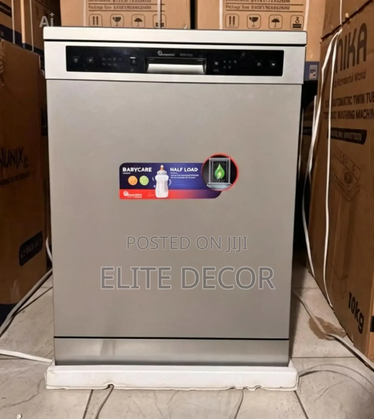 Ramtons RW/300 Freestanding Dishwasher – 12 Place , 6 Wash Programs,