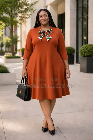 A Fit-and-Flare (A-Line) Midi Dress