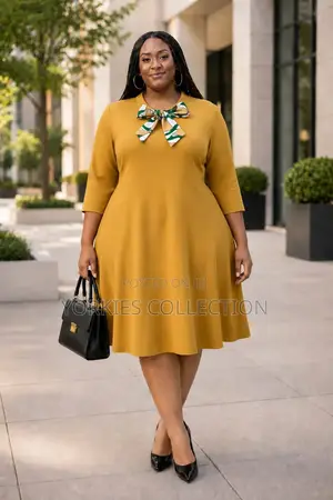 A Fit-and-Flare (A-Line) Midi Dress