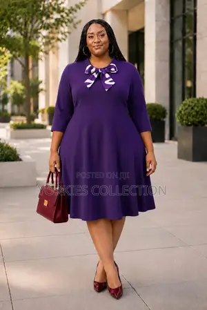 A Fit-and-Flare (A-Line) Midi Dress