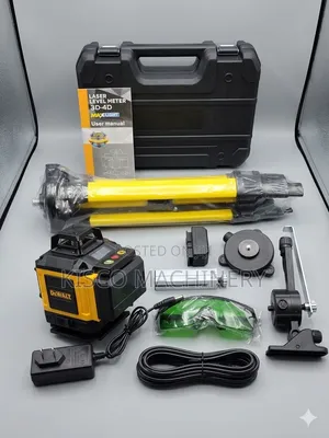 DeWalt Super Bright 360° 4D Green Laser Level Kit/16 Line Laser Level