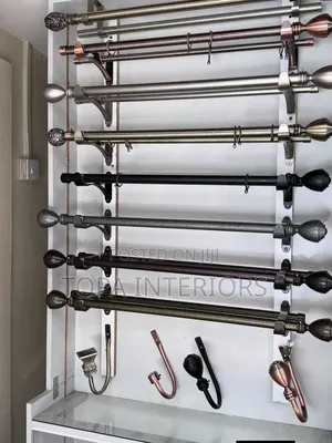 QUALITY Curtain Pole Decorative Local JUA KALI Window Curtain Rods