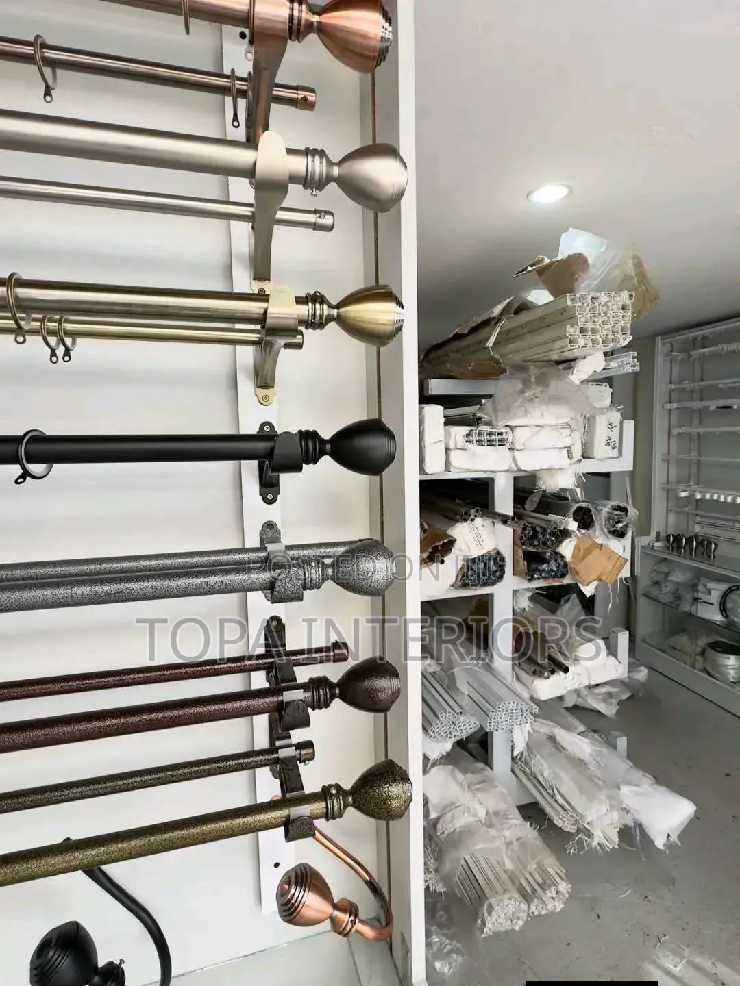 QUALITY Curtain Pole Decorative Local JUA KALI Window Curtain Rods