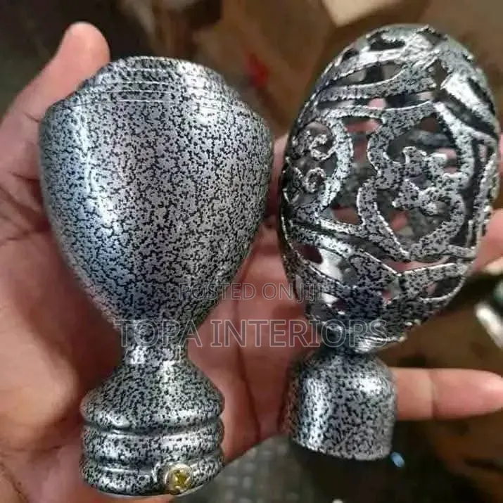 Curtain Pole Accessories Flower Ends for Curtain Rods
