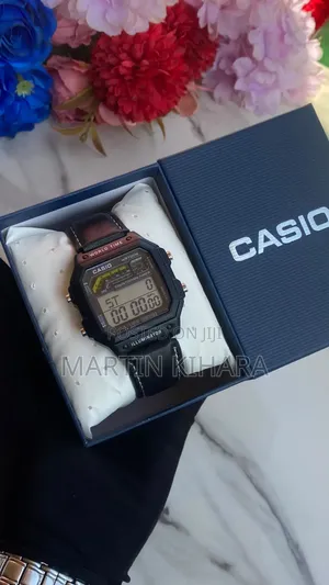 Casio Worldtime Leather Watch