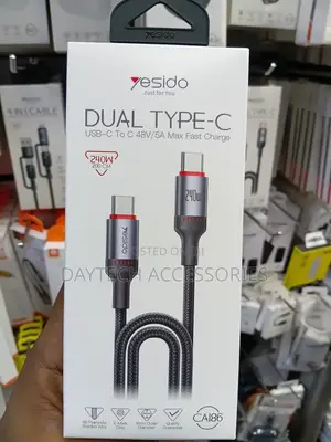 This Is a Yesido CA186 240W USB-C to USB-C Fast Charging Data Cable.
