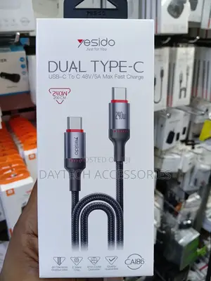 This Is a Yesido CA186 240W USB-C to USB-C Fast Charging Data Cable.