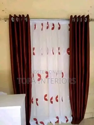 Beautiful Maroon Curtains for House Privacy