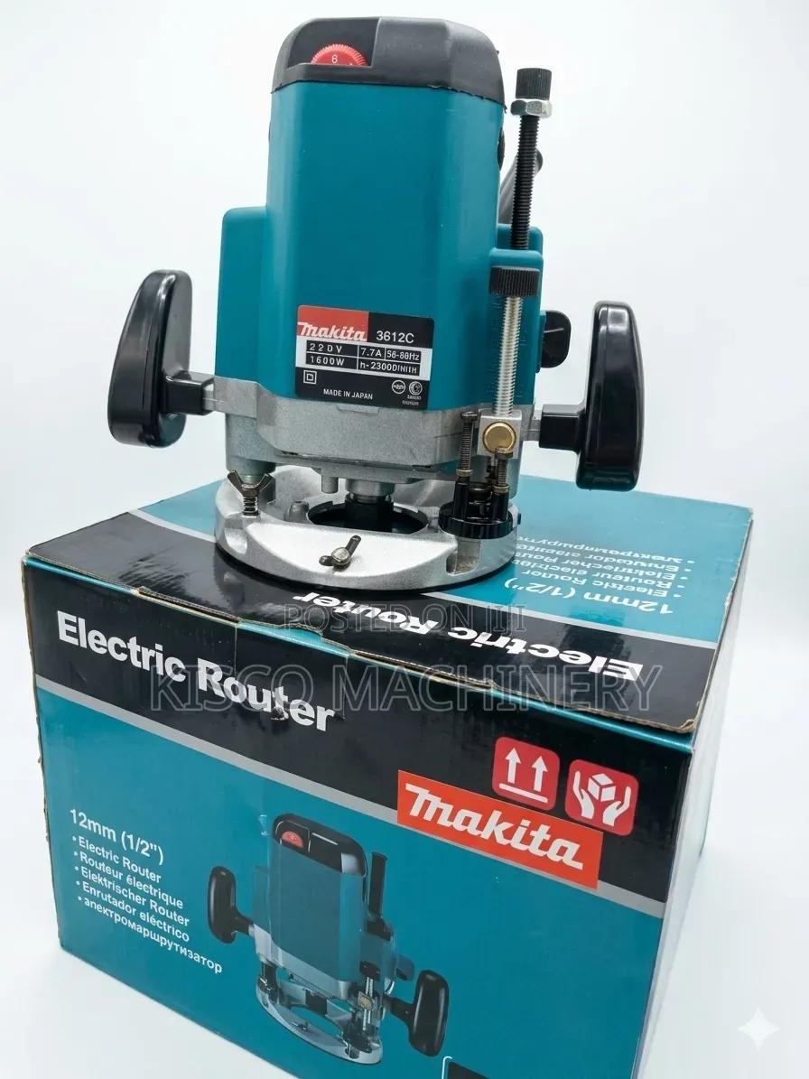 Makita Electric Router Machine 1600w/Heavy Duty Palm Router