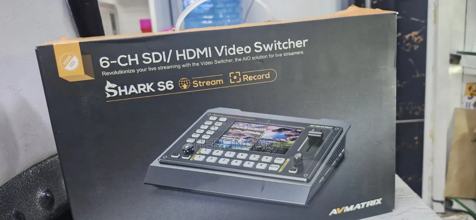 AVMATRIX Shark S6 6-Channel HDMI/SDI Video Switcher